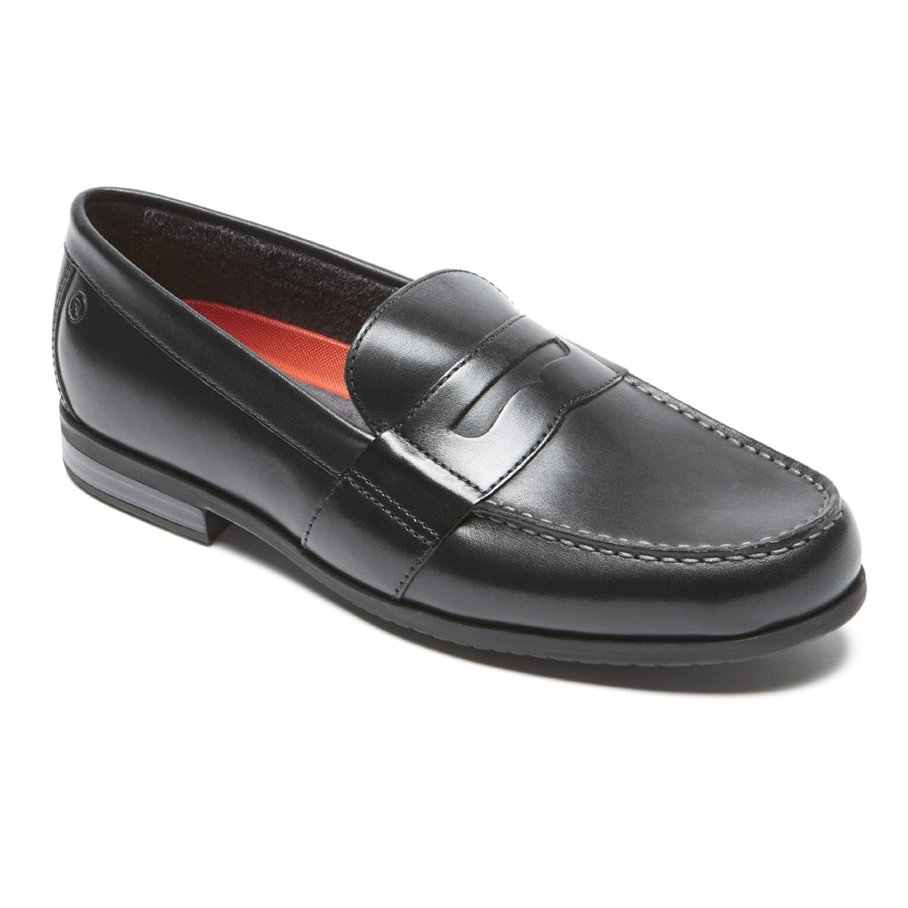 Mocassins Rockport Homem Pretas - Classic Lite 2 Penny - 09136KQNR